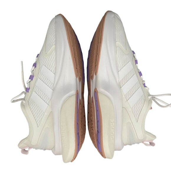 Adidas Alphabounce + Bounce Running Shoe HP6150 Women's White Purple, 9.5 NWOB - Picture 6 of 10